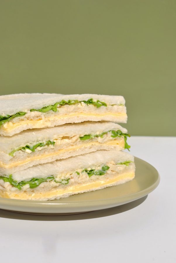 Sandwiches Triples Base de Queso
