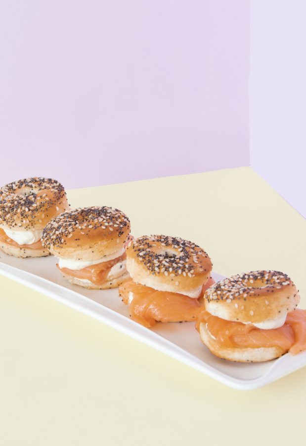 Bagels de Salmón Ahumado
