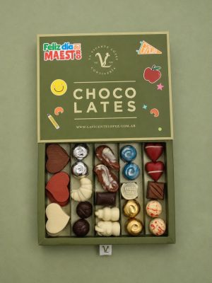 Bombones de Chocolate día del maestro